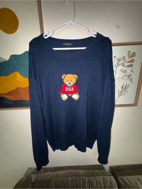 Harper Navy Crewneck Sweater